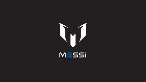 messi logo wallpaper black